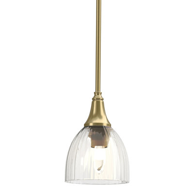 Trumpet 1-Light Single Dome Pendant