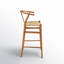 Tabouret de bar / de comptoir en bois massif Fairbanks-869017179-888953030-888953029