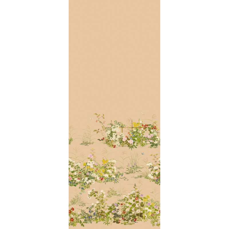 Scenic Flora, Gilded, Non-Woven