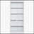 Stylish 83-Inch Tall Wood Bookcase Suite with LED Light Strip, Adjustable Shelves, and Modern Design for Versatile Home Storage-118921221
