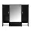 Armoire de salle de bain moderne avec de multiples fonctions et un design élégant