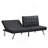 Sofa Bed Black Pvc