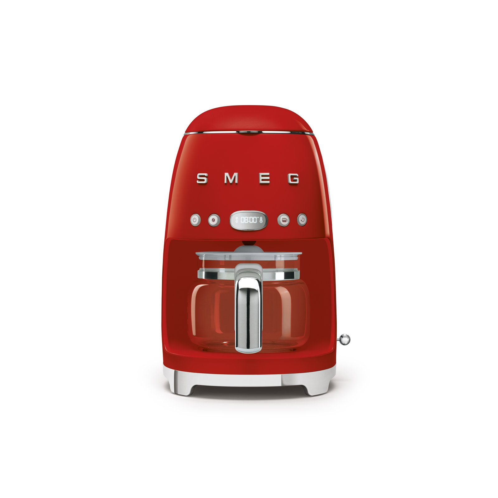 SMEG 50's Retro Style 10-Cup Drip Coffee Machine with Filter, Red