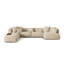Bedar 5 Seater Velvet Corner Sofa -1389169995-1409231506