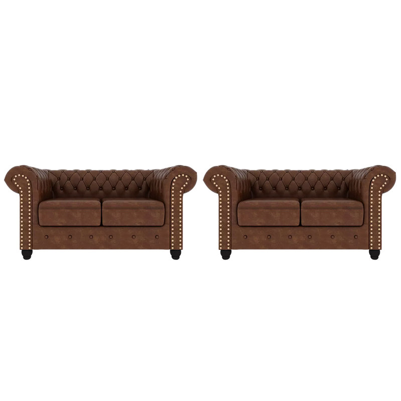 Banc de salle à manger rétro Vintage, Brun