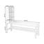 Bureau rectangulaire en bois massif brun-118231088