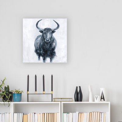 «Look Bull Bull» - peinture sur toile tendue