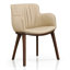 Fauteuils en bois massif Wrentham