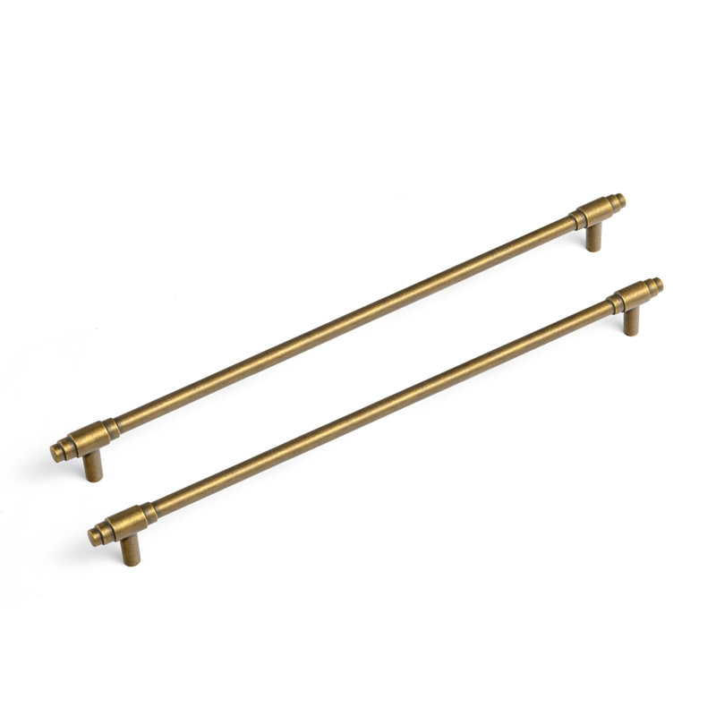 Antique Bar Pull Mutipack, Antique Brass, 12 3/5"