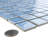 Fountain Square Blue 12" x 12" Porcelain Mosaic Floor and Wall Tile