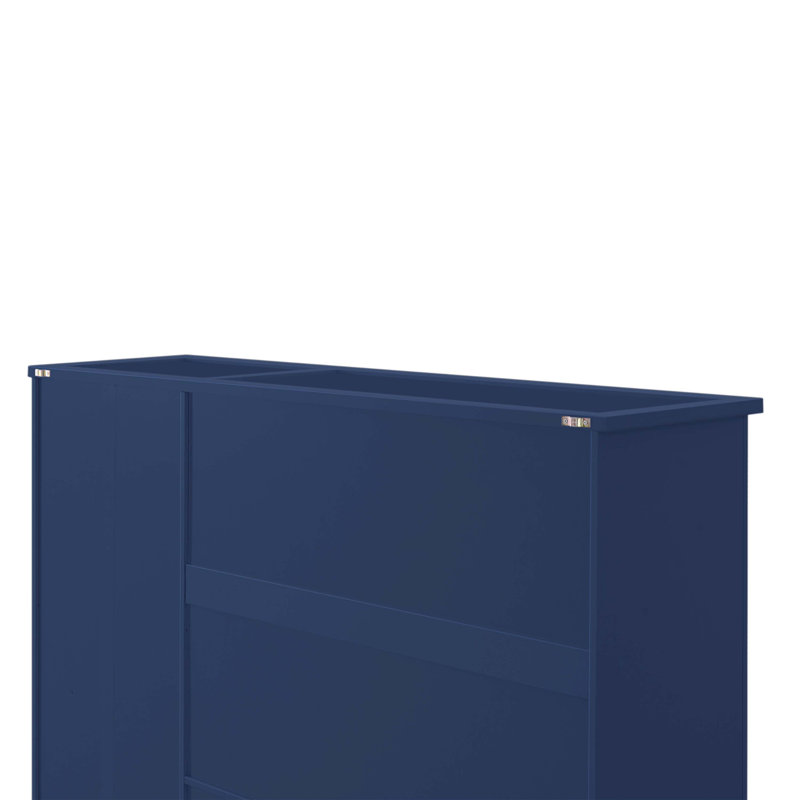 Buffet autoportant avec huche 63,3 x 17,8 x 78,3 po Traditional, Bleu