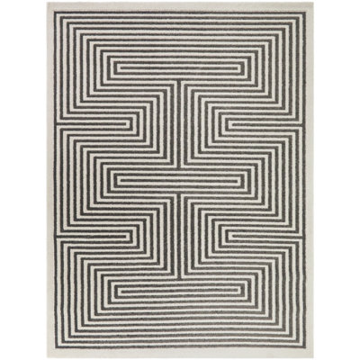 Tapis gris anthracite moderne Teodozia