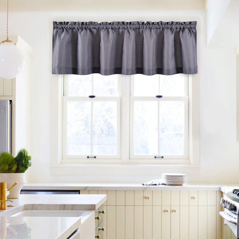 Marites Tailored Window Pelmet, Gray