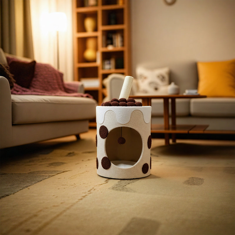 Tour pour chat 26 po Boba Tea Cup