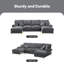 Canapé modulaire 4 pièces Aadrian-1668287738