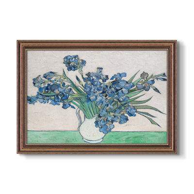 Irises, 1890 - Vincent van Gogh - Toile encadrée sur mesure