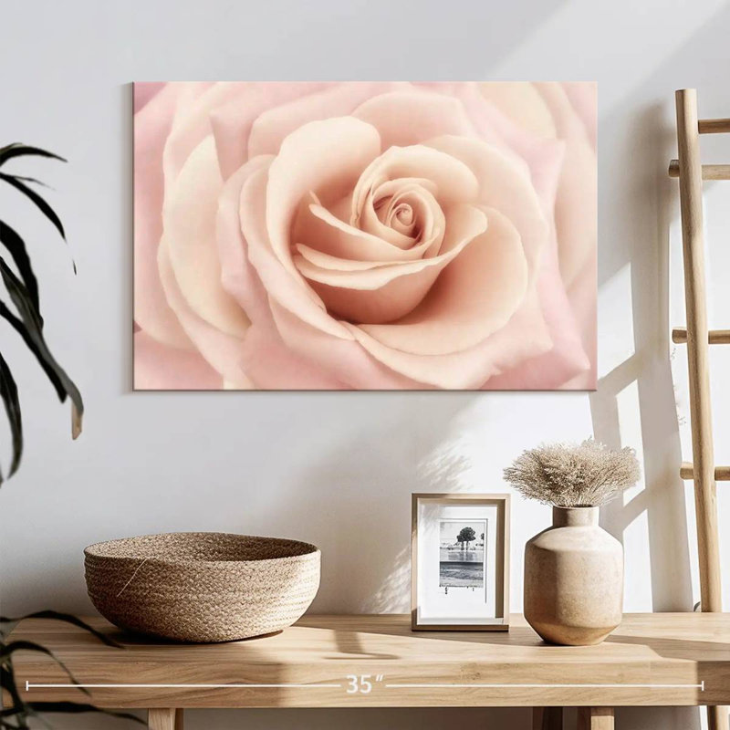 Rose Harnek pêche, H 16 po x l 24 po