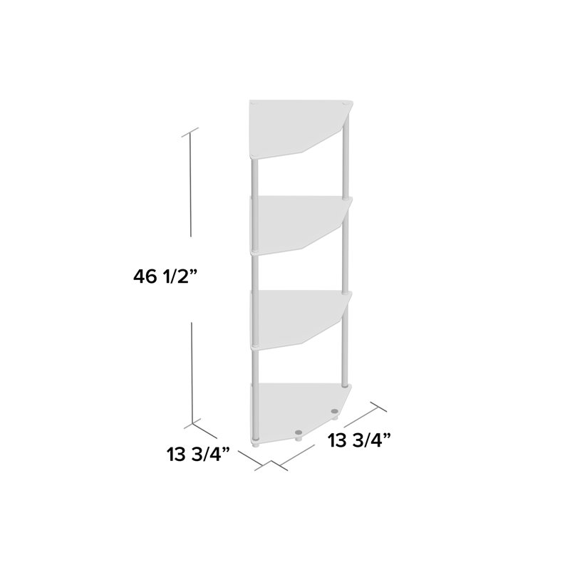 Corner, Clear/Stainless Steel
