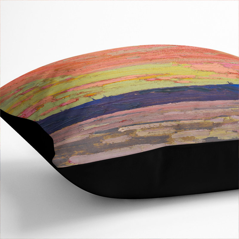 Square Cushion, Black, 40cm H x 40cm W x 15cm D
