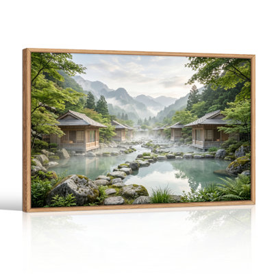 Ensemble de 1 tableau sur toile « Retraite en montagne »