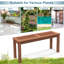 Banc de pique-nique en bois Nayoun