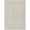 9' X 12' Ivory And Beige Geometric Washable Indoor Outdoor Area Rug