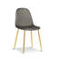 Augustus Round Table With Set Of 4 Anton Dining Chairs Dining Set-2136614886-2103389710