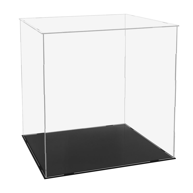 Vitrine en acrylique transparent en plastique UV, H 3,9 po x l 3,9 po x P 4,7 po