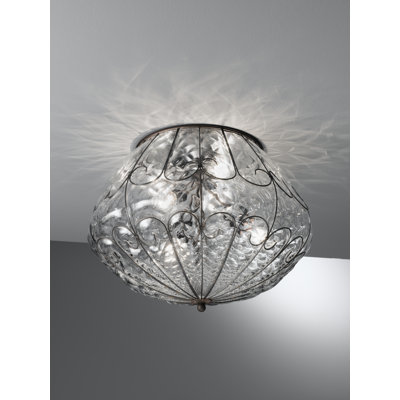 San Toma Glass Flush Mount