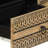 vidaXL TV Cabinet Black Solid Mango Wood Medium TV Cabinet Rectangular