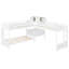 Lit superposé en L Cony avec bureau intégré, tiroirs, ports USB et prise de courant-126026076