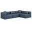 Canapé modulaire en similicuir 4 pièces Houswerth-94884276
