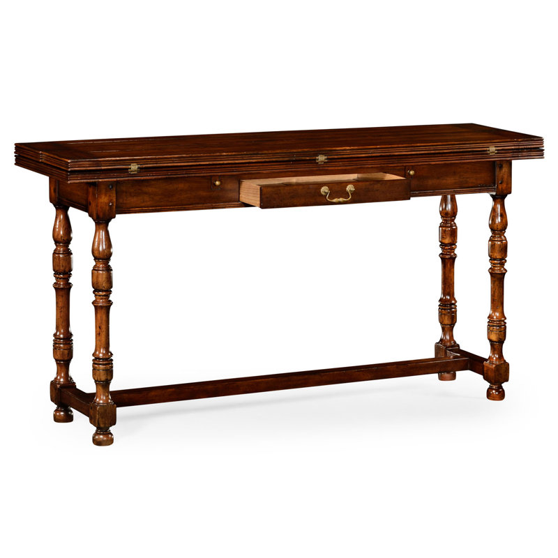 Country Farmhouse Walnut Wood Dining Table