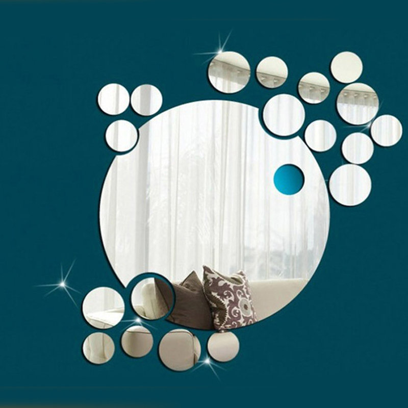 Décalcomanie murale ronde en cristal 3d combine Gowen