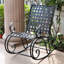Chaise berçante de patio Apisan