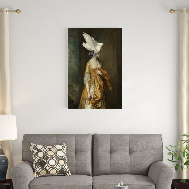 «Flightless Bird II» par Victoria Barnes - impression sur toile tendue, H 48 po x l 32 po
