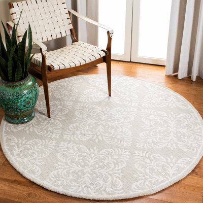 Roselyn Hand Tufted Wool Geometric Rug