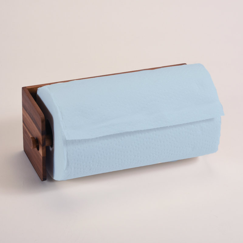Wood Wall Paper Towel Holder