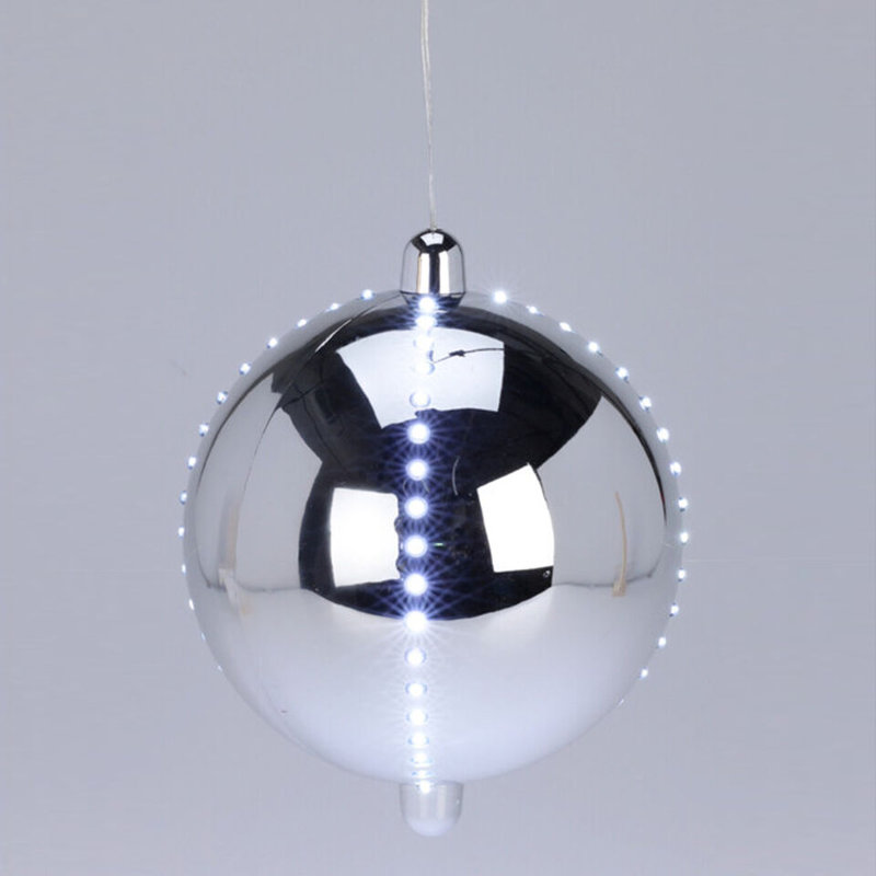 Simen 5.90551cm Solid Colour Finial Ornament, Silver