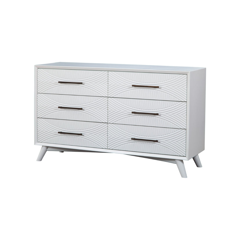 Commode double à 6 tiroirs Daria