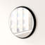 Angelica Solid Wood Flat Wall Mirror-33025896