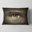 Yeux vieillissants - Coussin imprimé abstrait-89151288-89151289