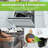 Air Fryer 4-in-1 with 5-Quart Capacity, Digital LED Touchscreen and 8 Presets, Non-Stick Basket & Crisper Plate