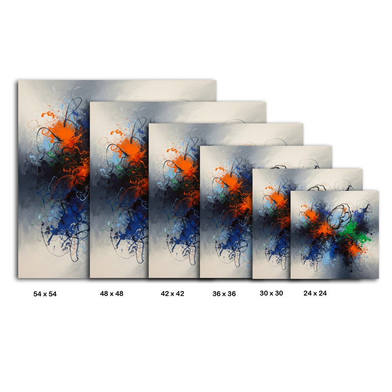 Synaptic Storm, 48" H x 48" W