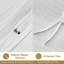 Ensemble de housse de couette rayée en coton délavé avec fermeture à glissière et attaches de coin-132664412-132664410