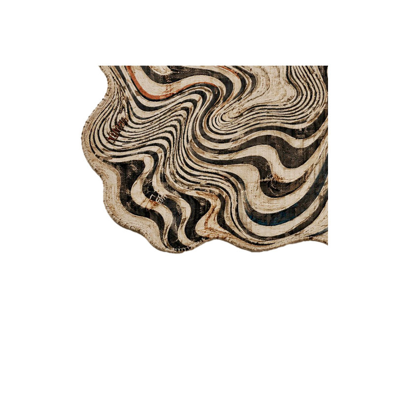 Tapis tissé à la crème Mosso, 3'3" x 9'10"
