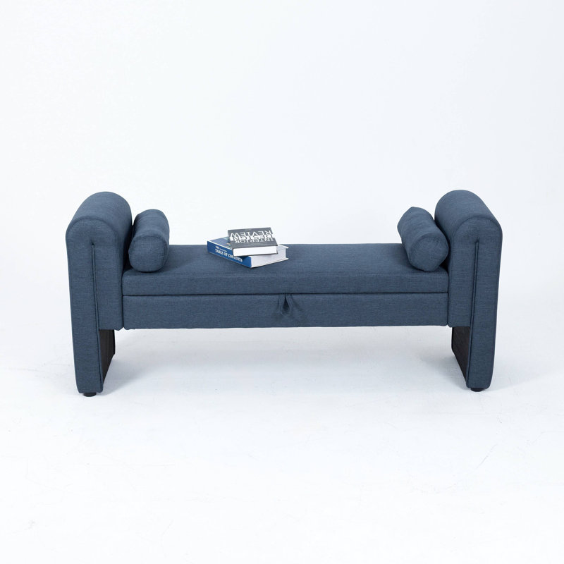 Banc de rangement, idéal pour les chambres à coucher, les salons, les salles d'activités et les espaces similaires.