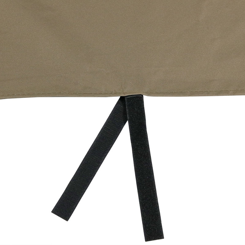  Hamm Khaki Firewood Log Rack Hoop Cover with PVC Backing - 40", 41" H x 24" W x 40" D
