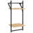 vidaXL Wall Shelves with Bars Floating Storage Display Shelf-317282920