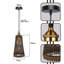 Mangesh 1 - Light Brown Single Pendant